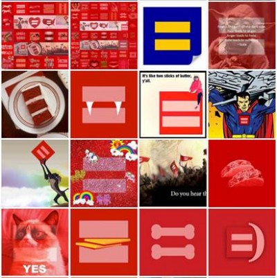 The equality profile picture meme. 
